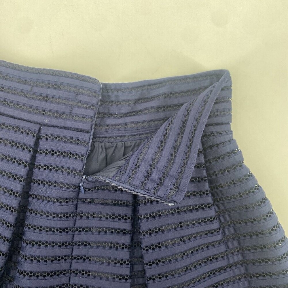 Freestyle Revolution Juniors Size M Punk Party Skirt Eyelet Navy Blue NWT - Picture 10 of 10